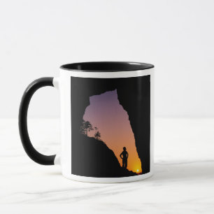 Mug Silhouette de randonneur, Point of the Arches,