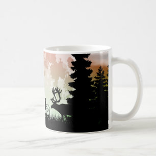 Mug Silhouette de rennes et de scories