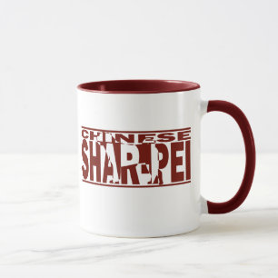 Mug Silhouette de Shar-Pei de Chinois