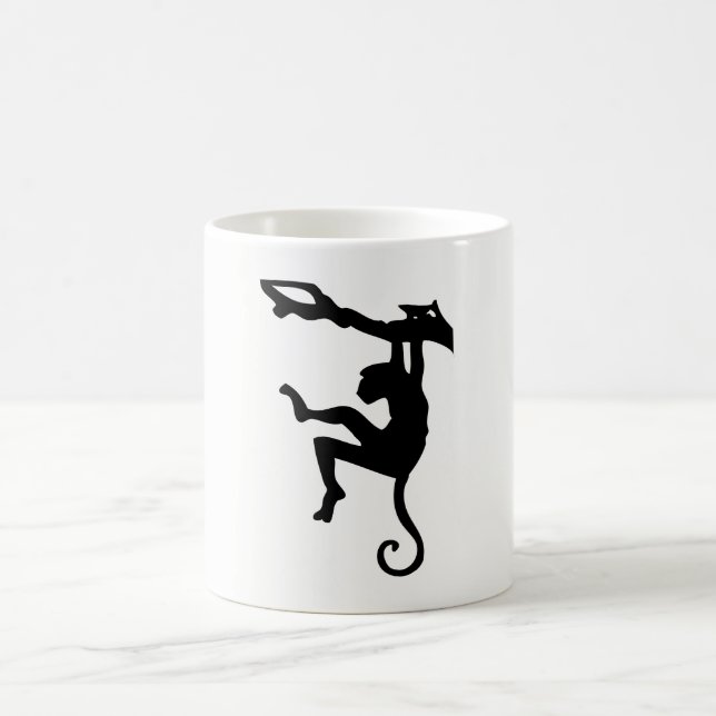 Mug Silhouette de singe (Centre)
