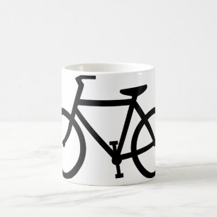 Mug silhouette de vélo