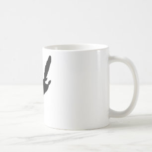 Mug Silhouette d'écureuil de vol