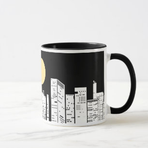 Mug Silhouette d'horizon de New York