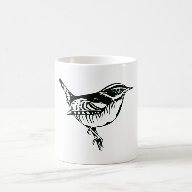 Mug Silhouette d'oiseau (Centre)