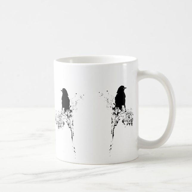 Mug Silhouette d'oiseau (Droite)