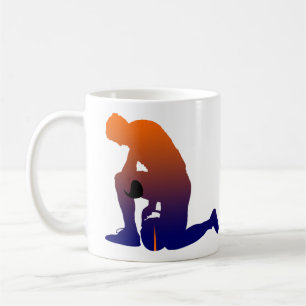 Mug silhouette du footballeur