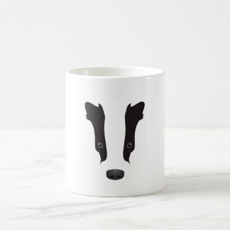 Mug Silhouette du visage du Badger