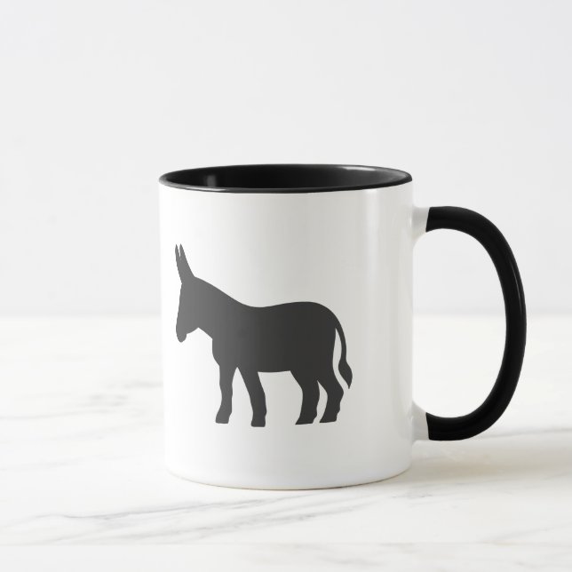 Mug Silhouette d'une mule (Droite)