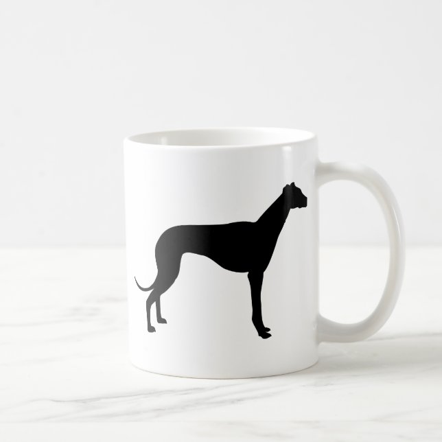 Mug Silhouette Greyhound (Droite)