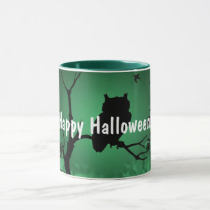 Mug Silhouette Halloween de hibou