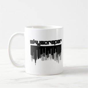 Mug Silhouette minimaliste de gratte-ciel