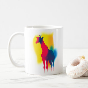 Mug Silhouette minimaliste de peinture de Spray