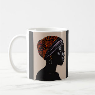 Mug Silhouette noire Africaine Américaine
