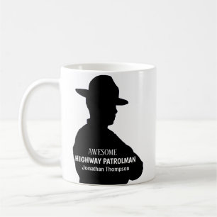 Mug Silhouette Patrolman Personnalisé