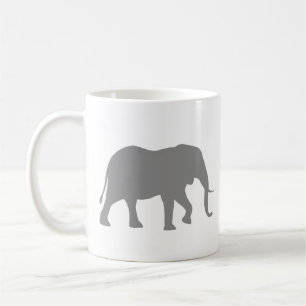 Mug Silhouettes africaines des éléphants Animal sauv