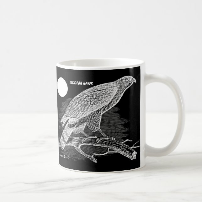 Mug "Silhouettes de faucon mexicain" (Droite)