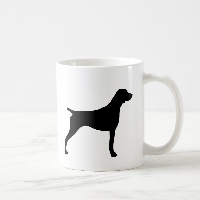 Mug Silhouettes de pointeur courtes allemandes (Droite)