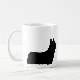 Mug Silhouettes de race de chien de Skye Terrier