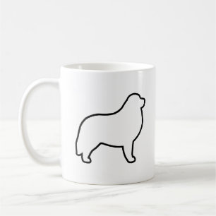 Mug Silhouettes de race de chiens des grandes Pyrénées