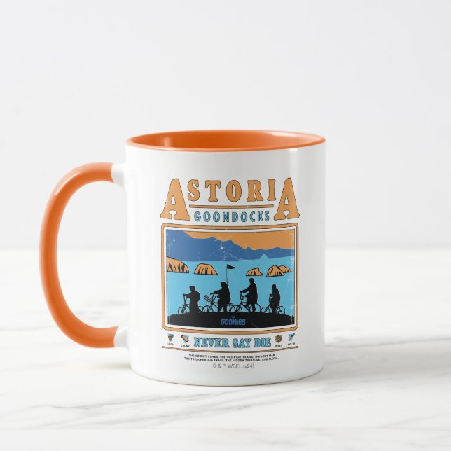 Mug Silhouettes des Goonies sur les Goondocks d'Astori (Gauche)