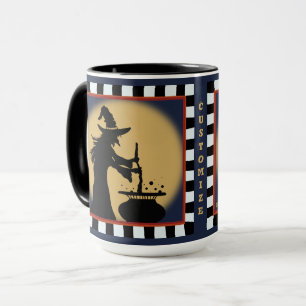 Mug Silhouettes sorcières amusantes Halloween personna