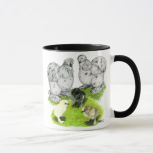Mug Silkie Bantam Splash Family