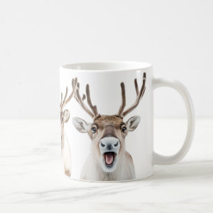 Mug Silly Happy Reindeer Mug, propre et moderne