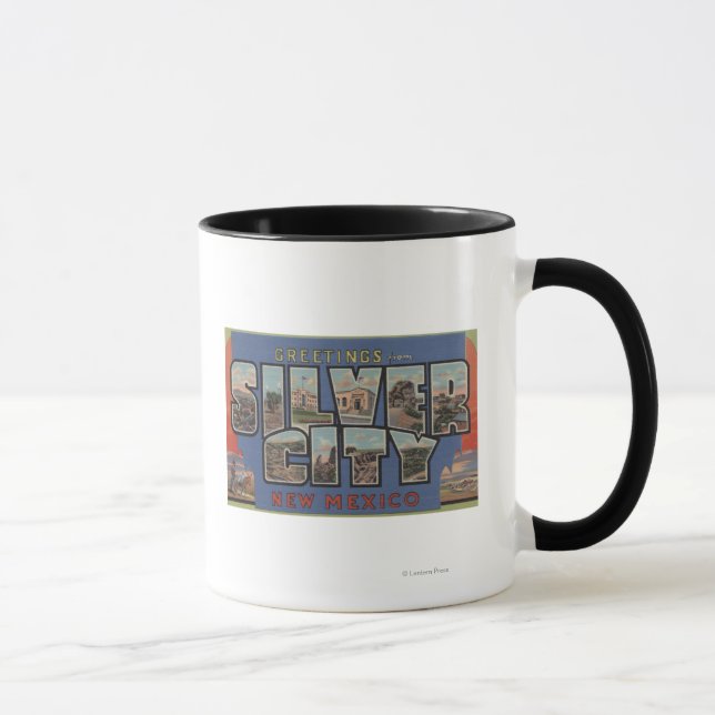 Mug Silver City, Nouveau-Mexique - Scènes de grandes l (Droite)