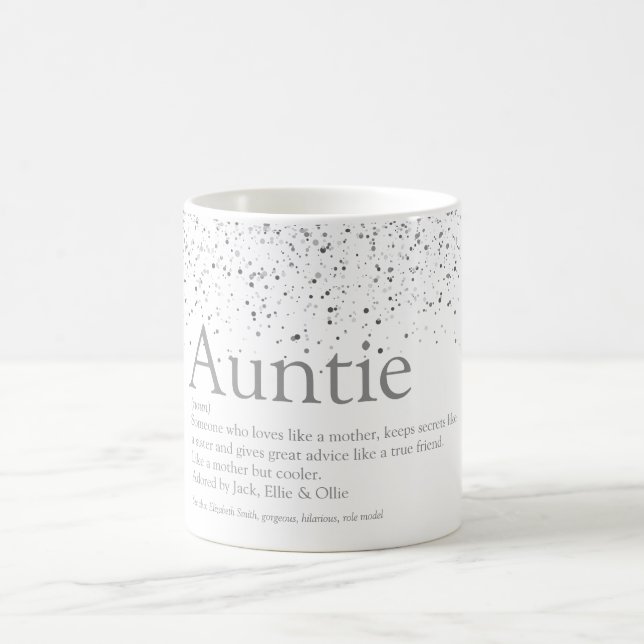 Mug Silver Parties scintillant Glam Cool Tante Définit (Centre)