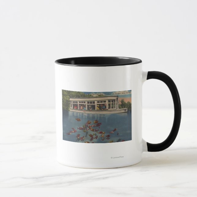 Mug Silver Springs, Floride - Vue sur Riverboat & (Droite)
