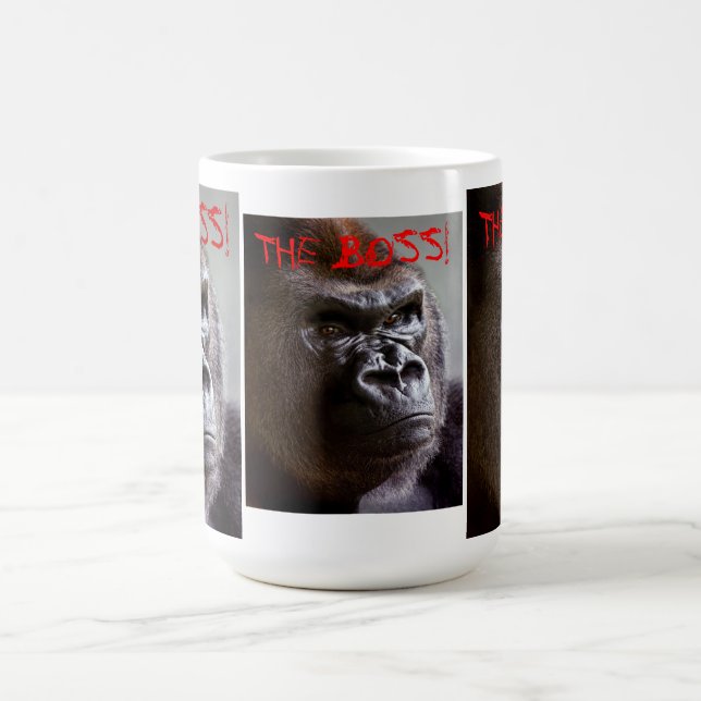 Mug Silverback de gorille le patron (Centre)