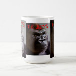 Mug Silverback de gorille le patron<br><div class="desc">Il y a quelqu'un dans chaque famille que "PENSE que" ils sont le patron de la maison. Ceci fait un cadeau humoristique pour les vacances pour "le patron" avec un bon sens de l'humour de montrer leur statut proclamé par individu ! Plus "d'articles du patron" sous le jour de l'autre...</div>