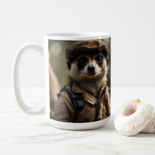 Mug Silvester de salut le Meerkat : un conte de vétéra