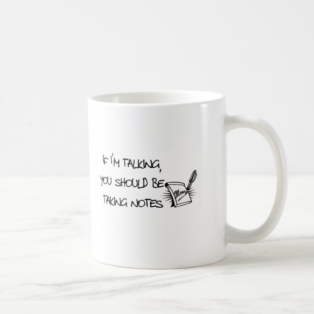 Mug S'Im parlant, vous prend des notes (Droite)