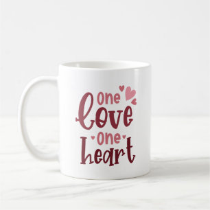 Mug Simple Amour Douce Un Amour Un Cœur Romantique Mig