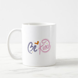Mug Simple Be Kind Inspirational Pastel Quote Self