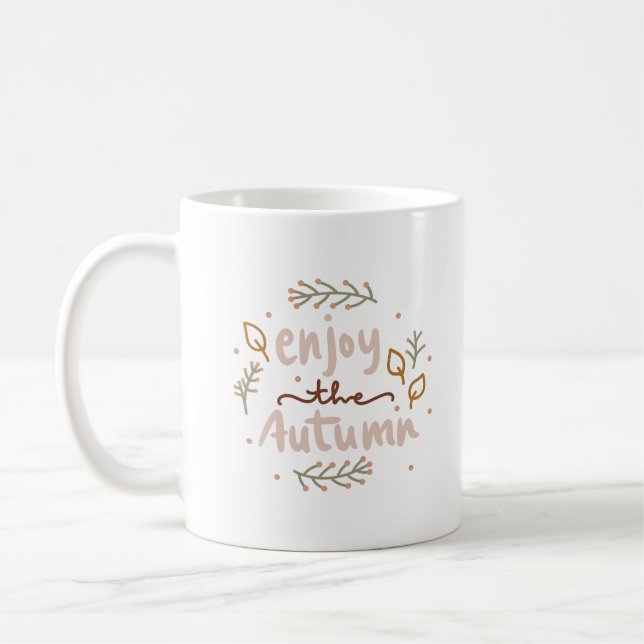 Mug Simple Beauté Chaleureuse Charmante Profitez de l' (Gauche)