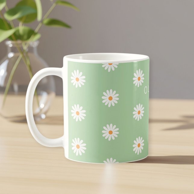 Mug Simple daisies, Personalized gift, Daisy Lover Gif (Créateur téléchargé)