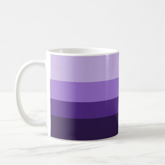 Mug Simple dégradé violet moderne esthétique moderne (Gauche)