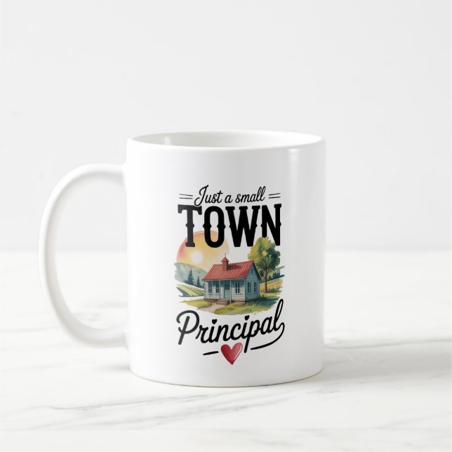 Mug Simple Directeur d'École de Ville de Province (Gauche)