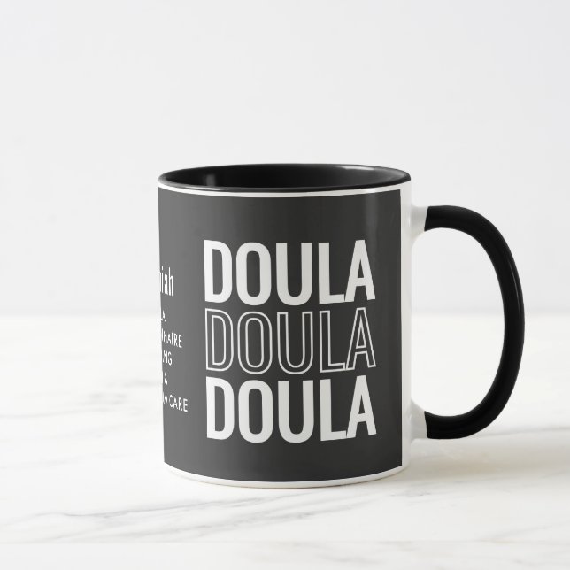 Mug Simple DOULA personnalisée (Droite)