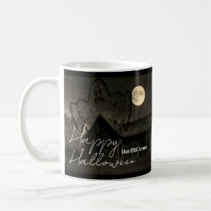 Mug Simple Éffrayant foncé Famille heureux Halloween