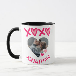Mug Simple Élégant Mignon Amour Saint-Valentin Douce C