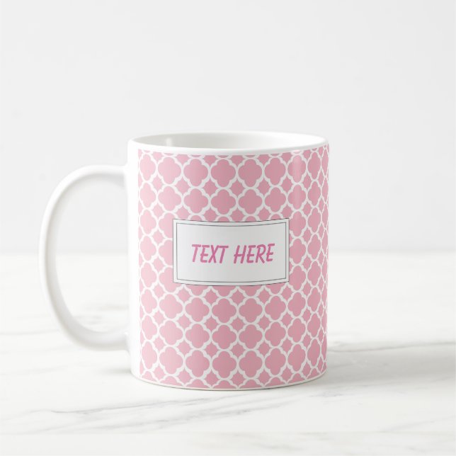 Mug simple, élégant, moderne, tendance, chic, (Gauche)
