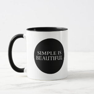 Mug simple est beau