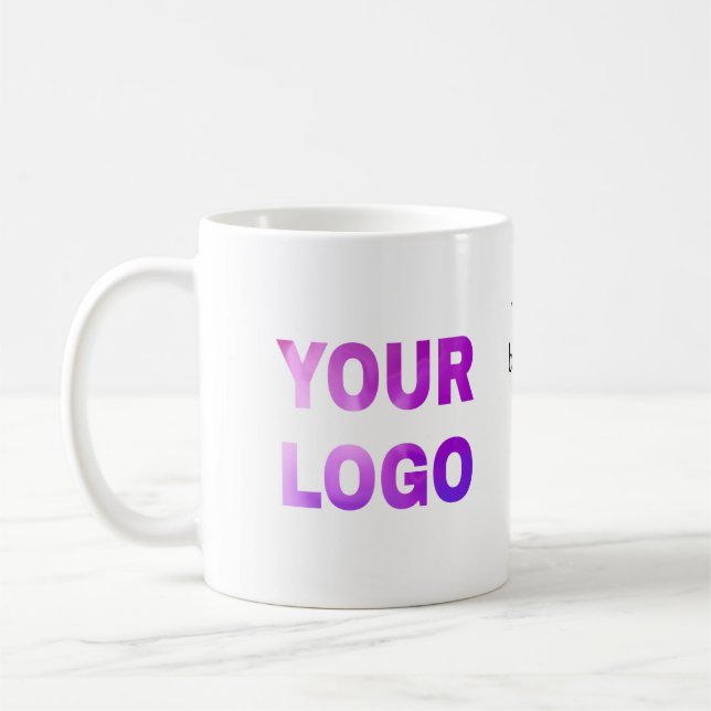 Mug simple et minimal ajouter votre logo/design ici te (Gauche)