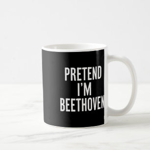 Mug Simple Facile Prétendre Je suis Beethoven Hallowee