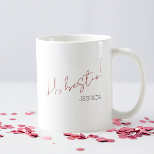 Mug Simple Galentine's Day Minimaliste Chic Script