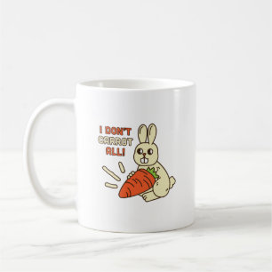 Mug Simple Humour Je Min Carotte Tout Lapin Mignon Car
