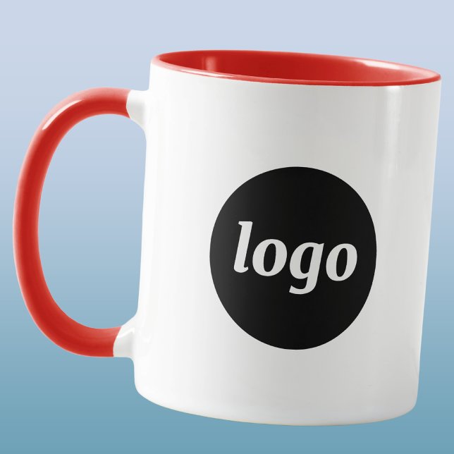 Mug Simple logo de l'entreprise de promotion de la mar (Créateur téléchargé)
